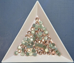 light Peach Strass Steine SS16HF